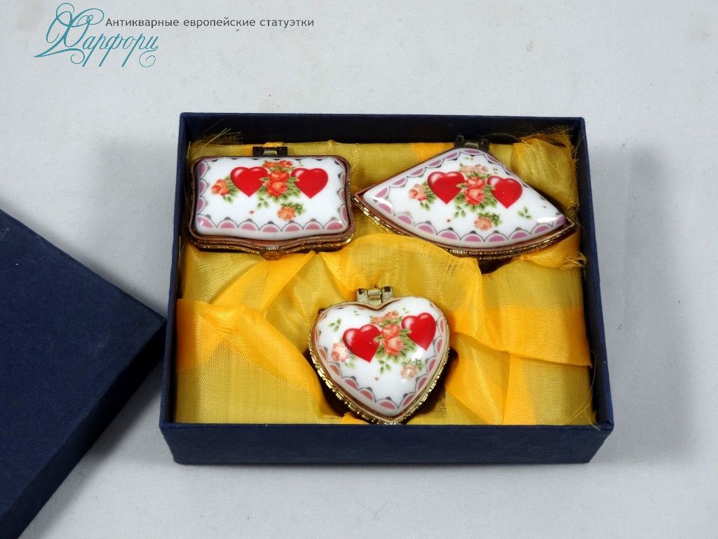 Декоративные шкатулки фарфор