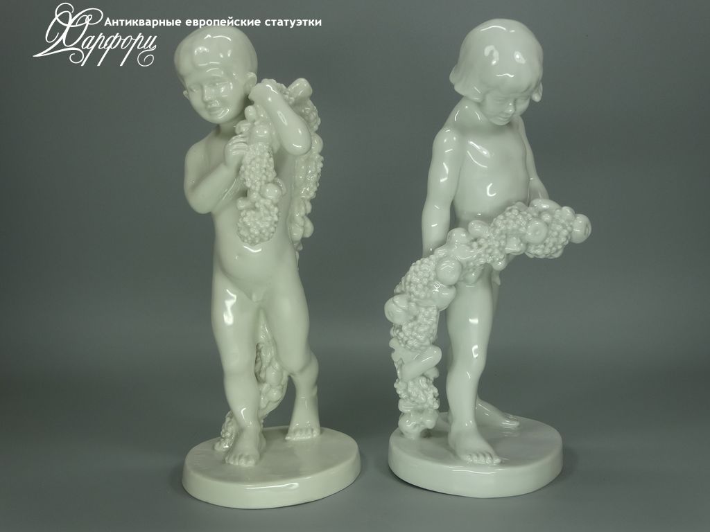 Купить фарфоровые статуэтки Gera, Дети Ретро, Германия