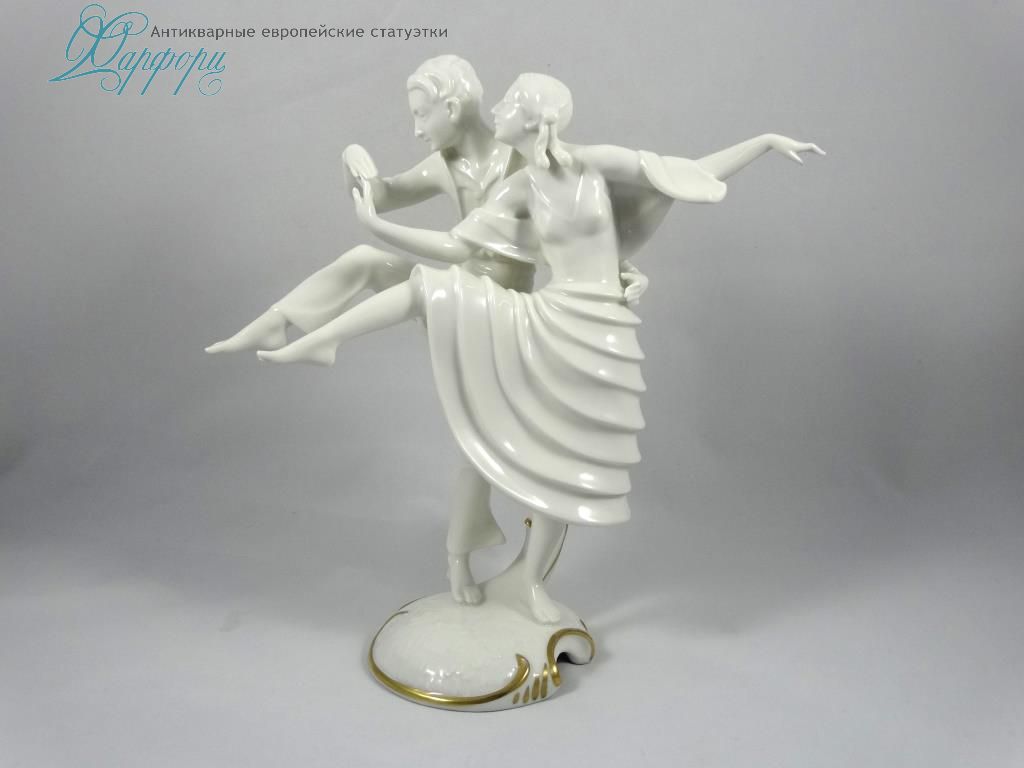 Фарфоровая статуэтка "Танцующая пара" Hutschenreuther