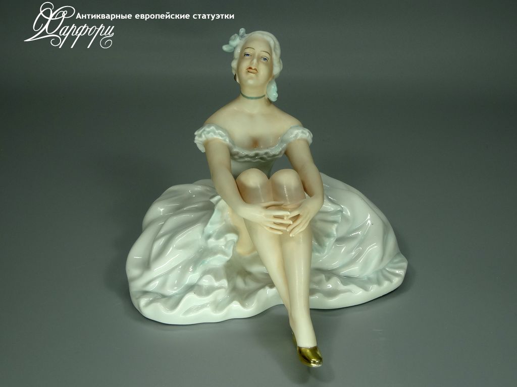 Купить фарфоровые статуэтки Unterweissbach, Отдыхающая балерина, Германия