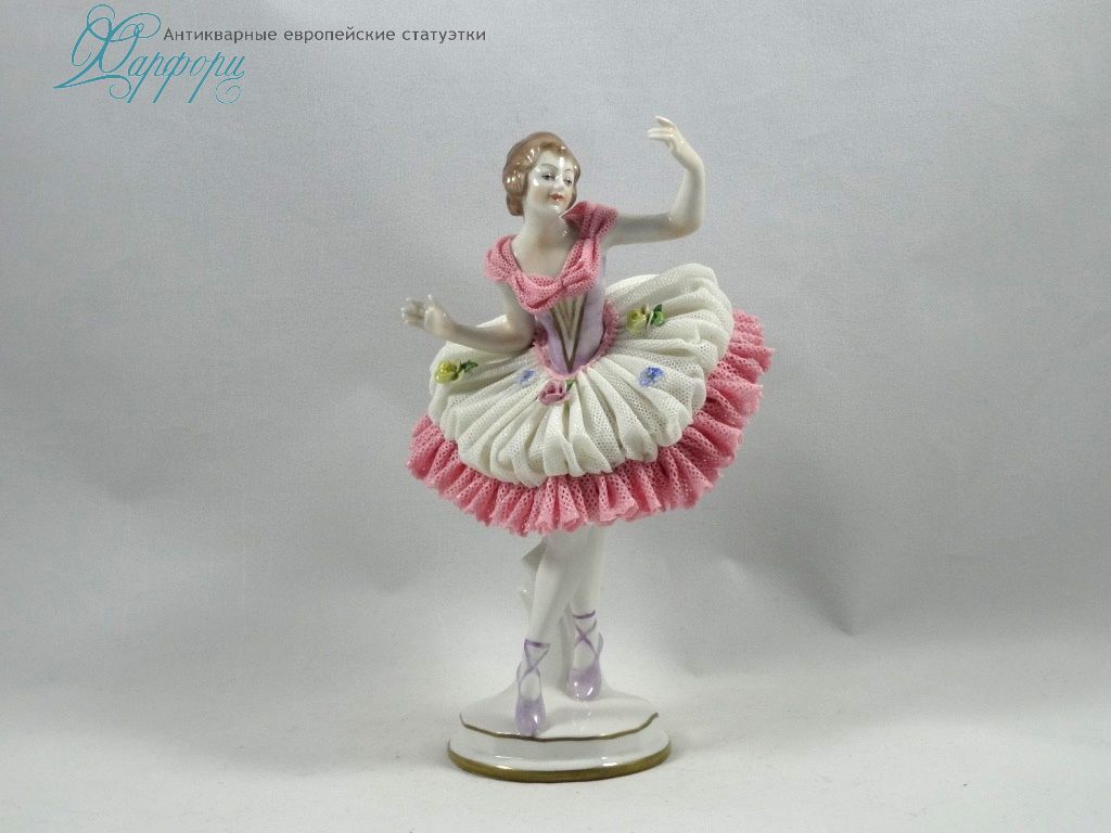 Фарфоровая статуэтка "Юная балерина" Volkstedt
