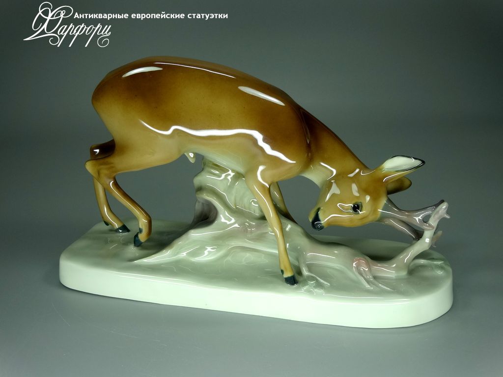 Купить фарфоровую статуэтку Heubach Косуля