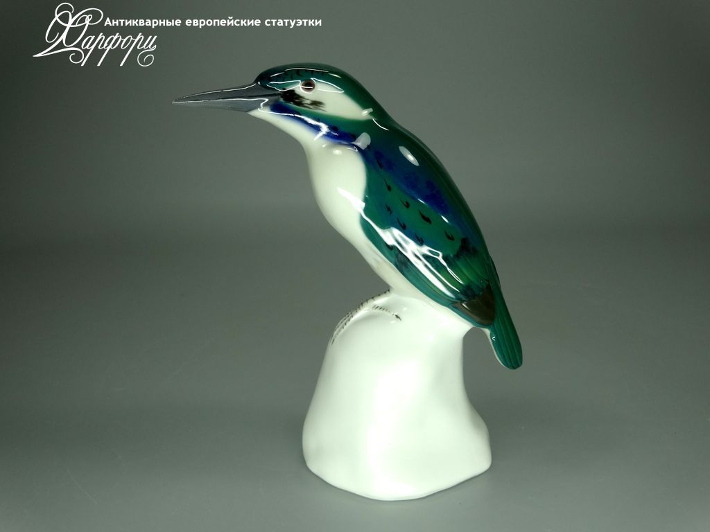 Купить фарфоровую статуэтку Heubach Зимородок
