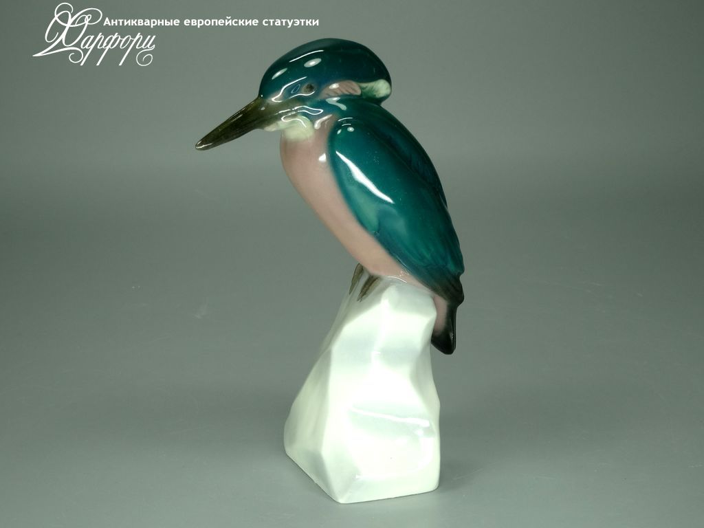 Купить фарфоровую статуэтку Heubach Зимородок