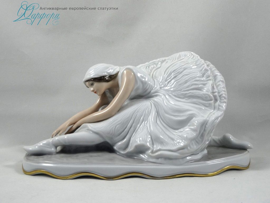 Антикварная фарфоровая статуэтка "Балерина Павлова" Rosenthal