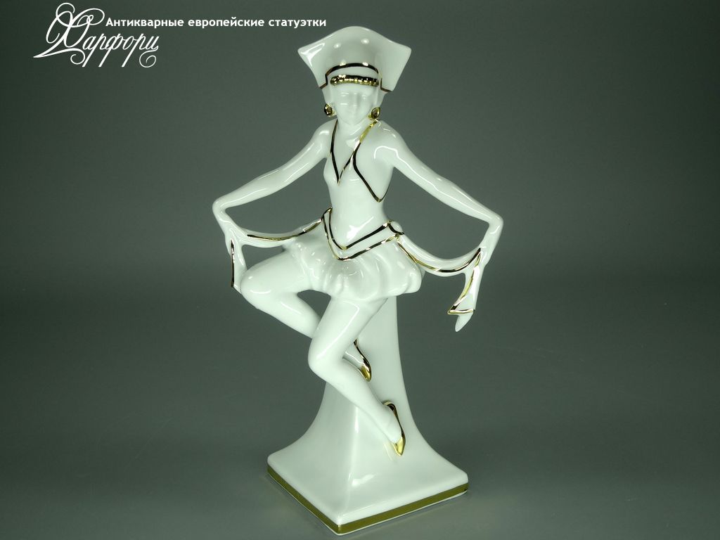 Купить фарфоровые статуэтки Gerold&Co Девушка Ар-Деко