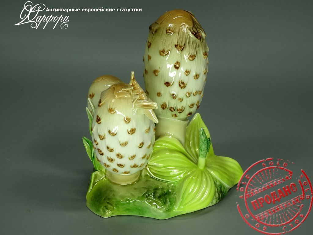 Купить фарфоровые статуэтки Goebel, грибы, Германия