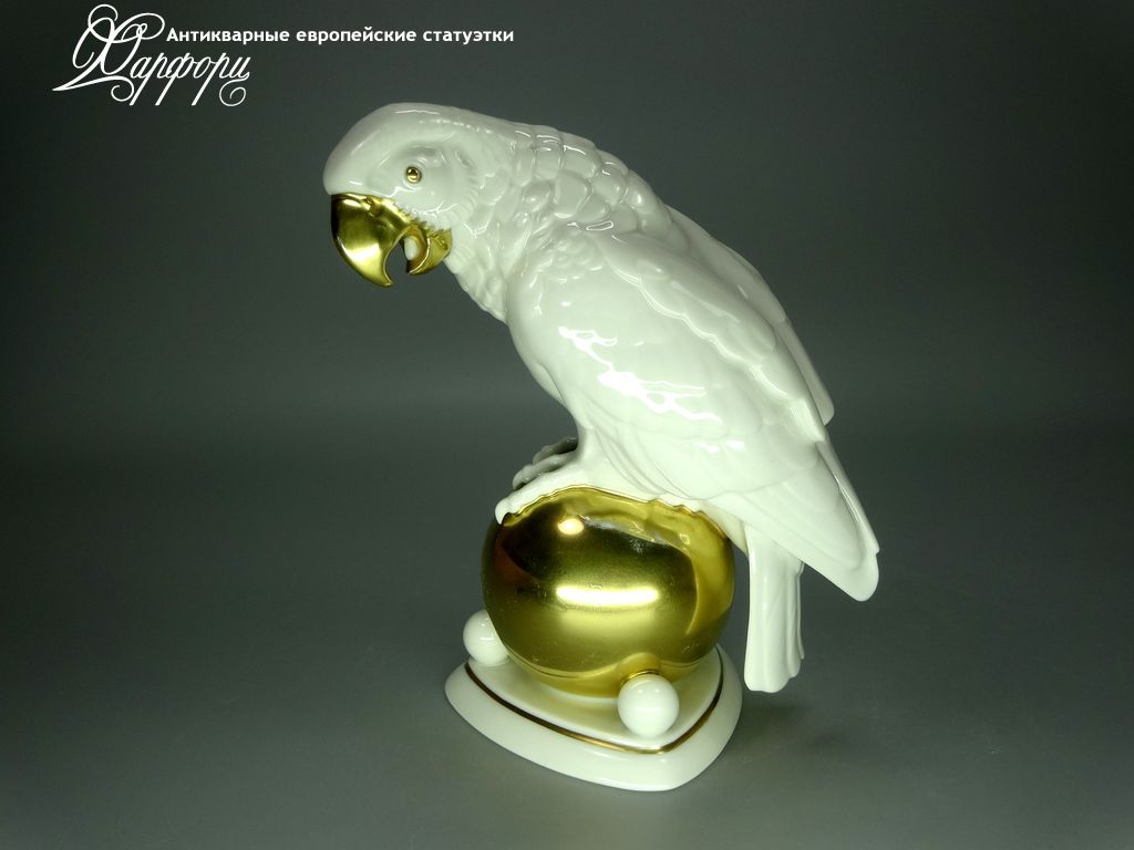 Купить фарфоровые статуэтки Hutschenreuther, Ар-Деко Какаду , Германия