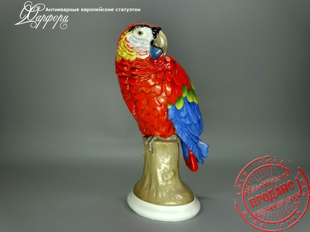 Купить фарфоровые статуэтки Rosenthal, Большой какаду, Германия