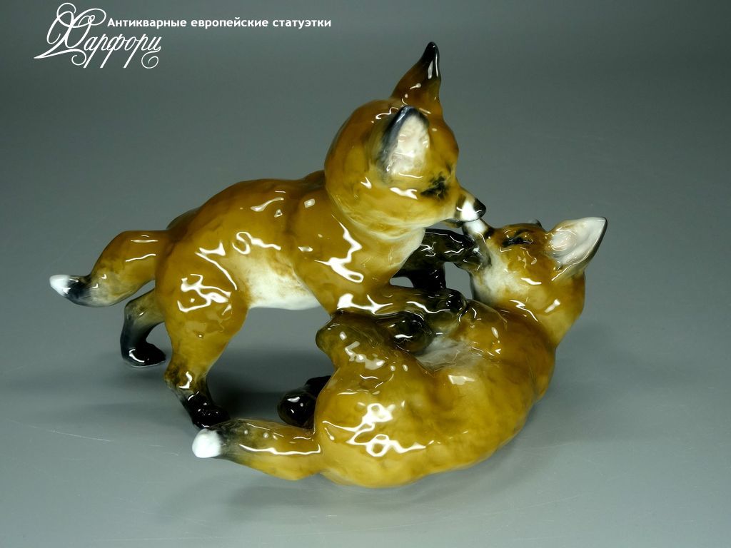 Купить фарфоровую статуэтку Rosenthal Лисята