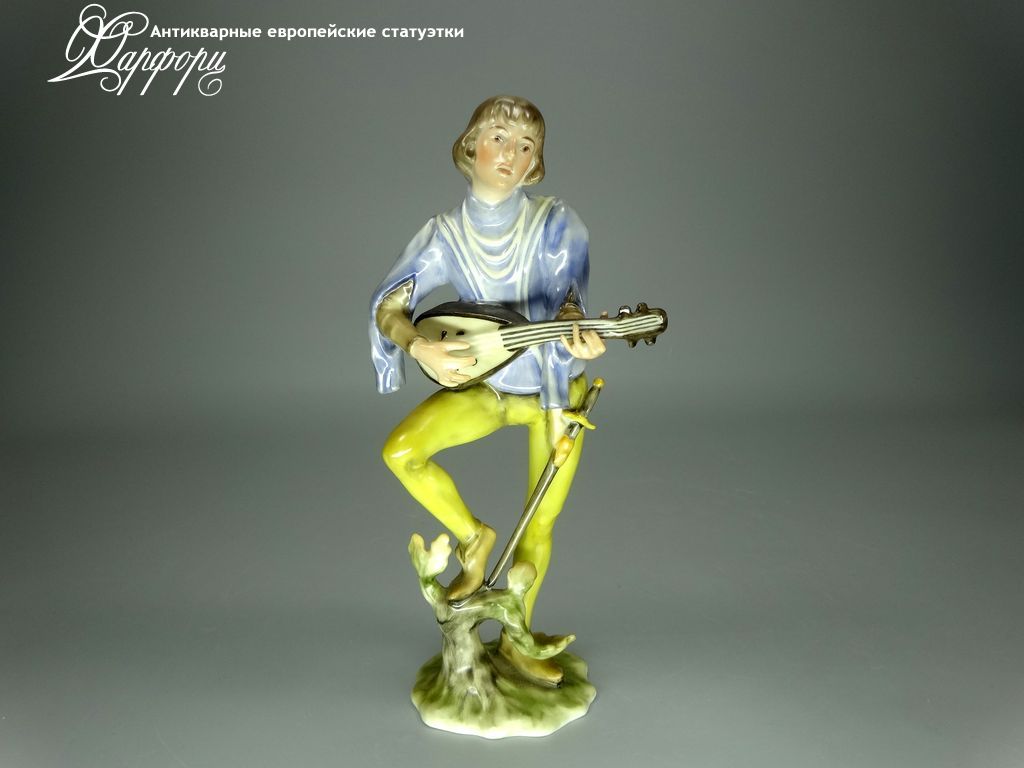 Купить фарфоровую статуэтку Kaiser Менестрель Германия