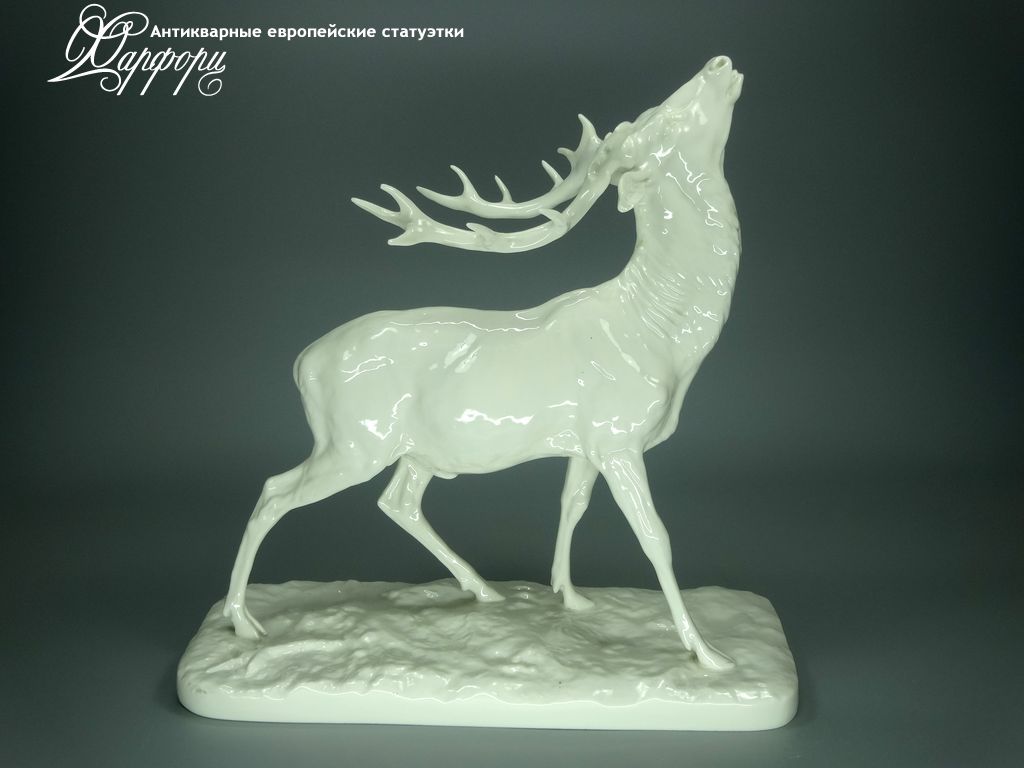 Купить фарфоровые статуэтки Nymphenburg, Олень, Германия