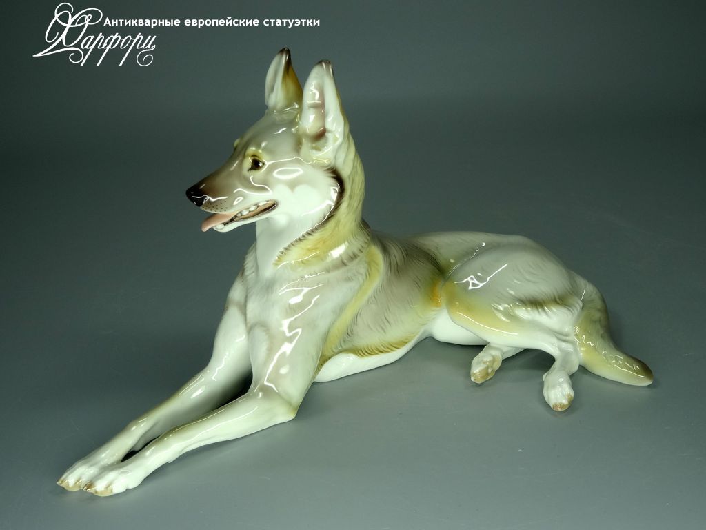 Купить фарфоровые статуэтки Nymphenburg, Овчарка, Германия