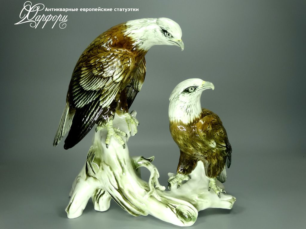 Антикварная фарфоровая статуэтка "Пара орланов" KARL ENS Антикварная фарфоровая статуэтка "Пара орланов" KARL ENS