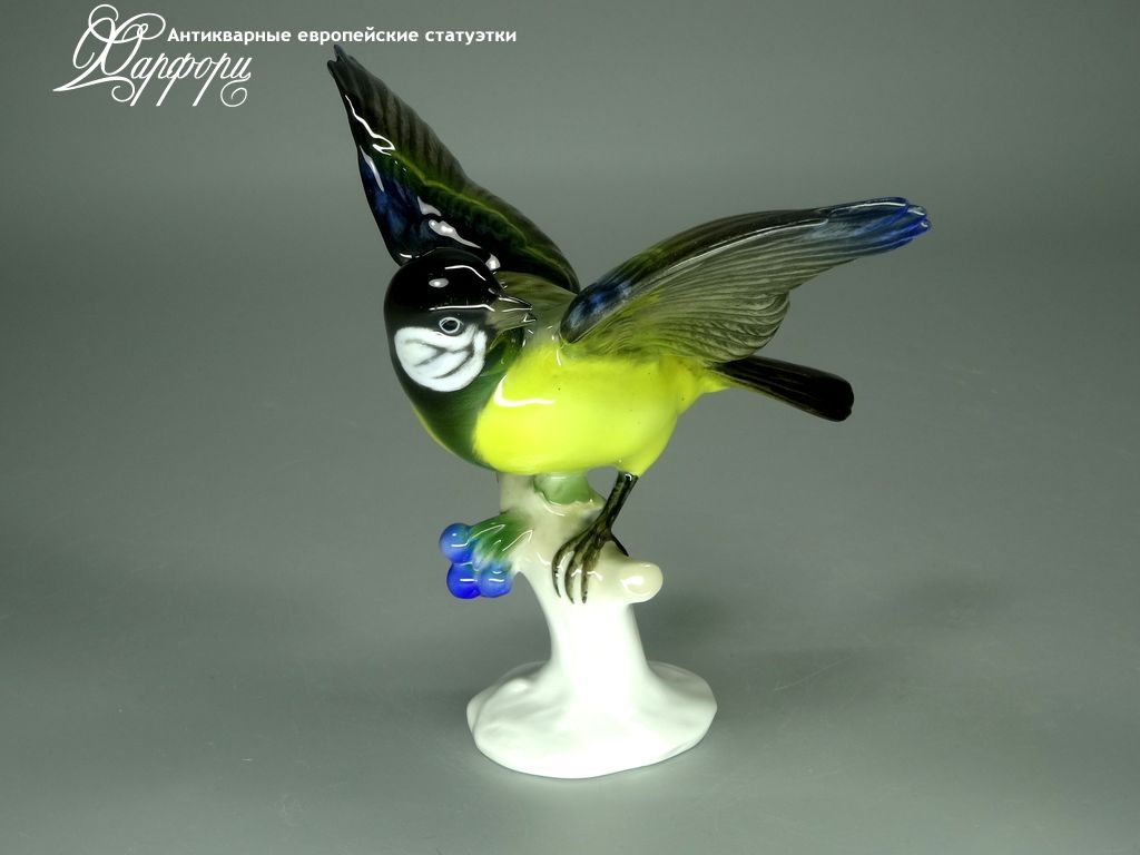 Купить фарфоровые статуэтки Rosenthal, Синица, Германия