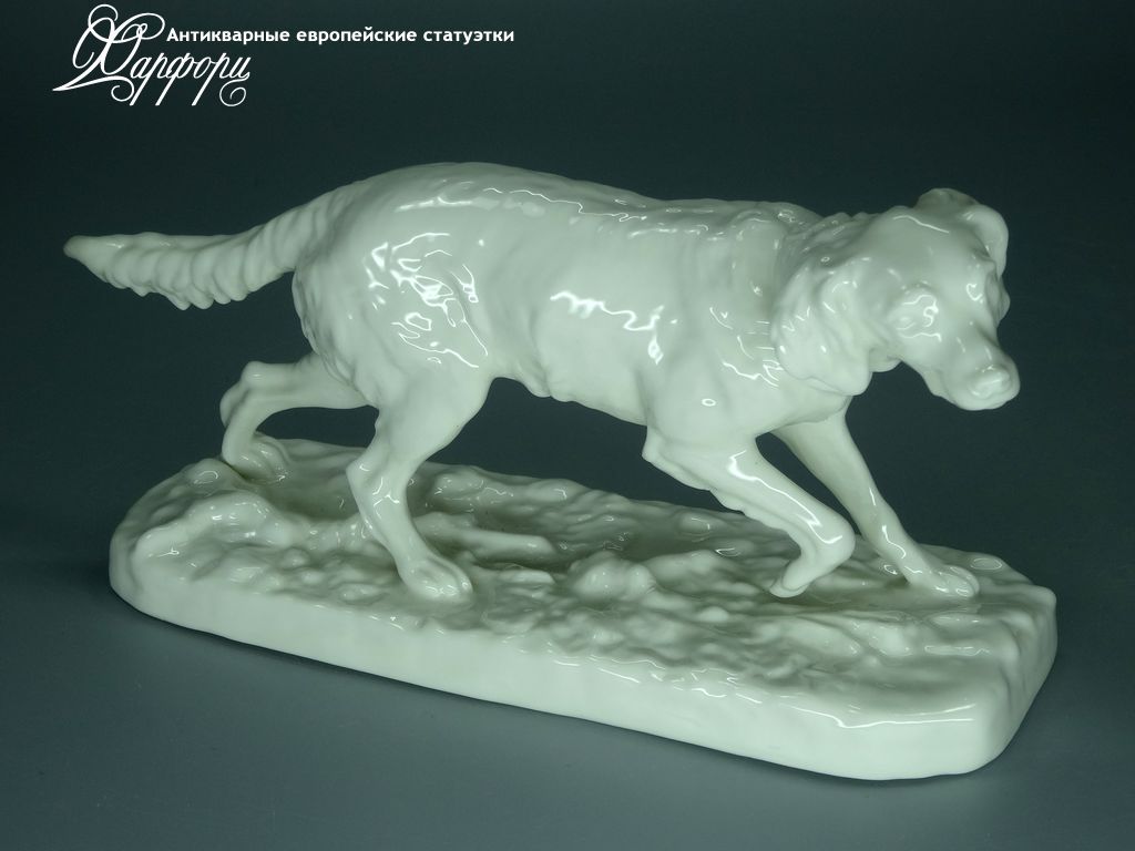 Купить фарфоровую статуэтку Nymphenburg Легавая