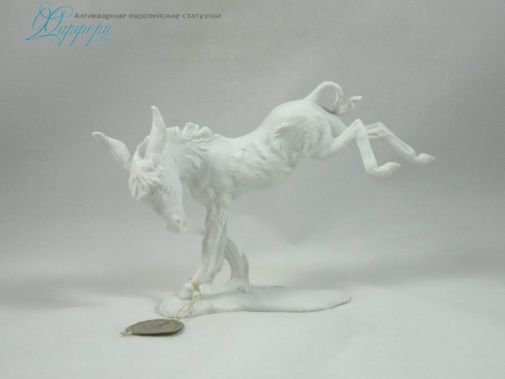Фарфоровая статуэтка "Строптивый ослик" Kaiser