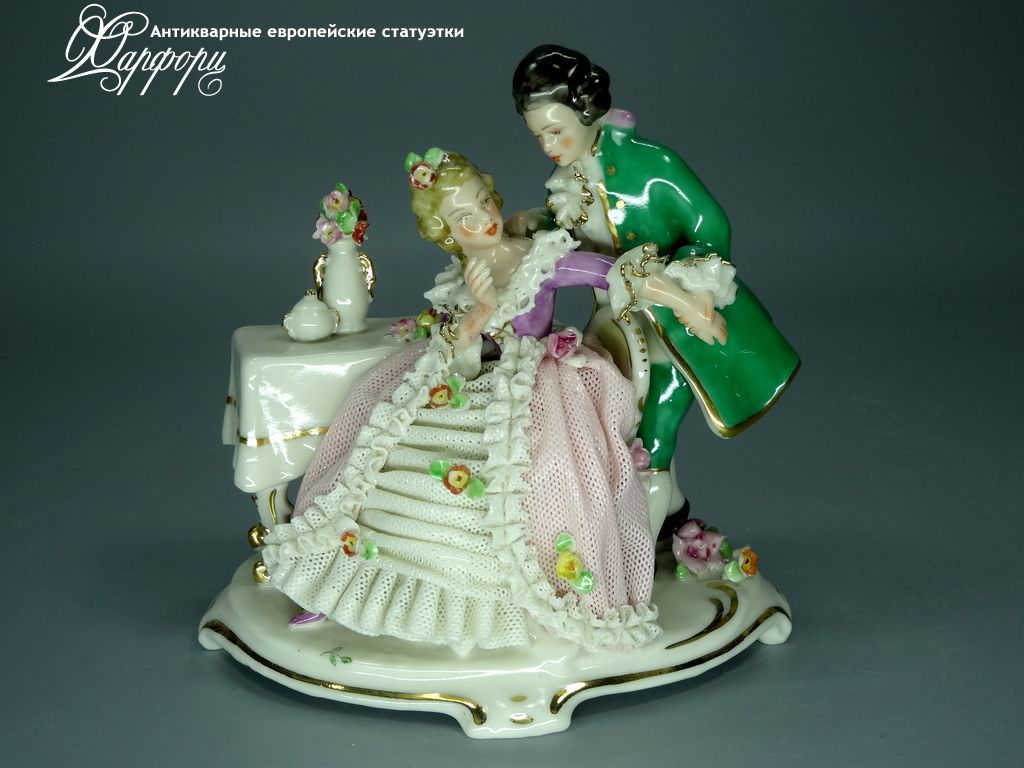 Купить фарфоровую статуэтку Frankenthal Визит