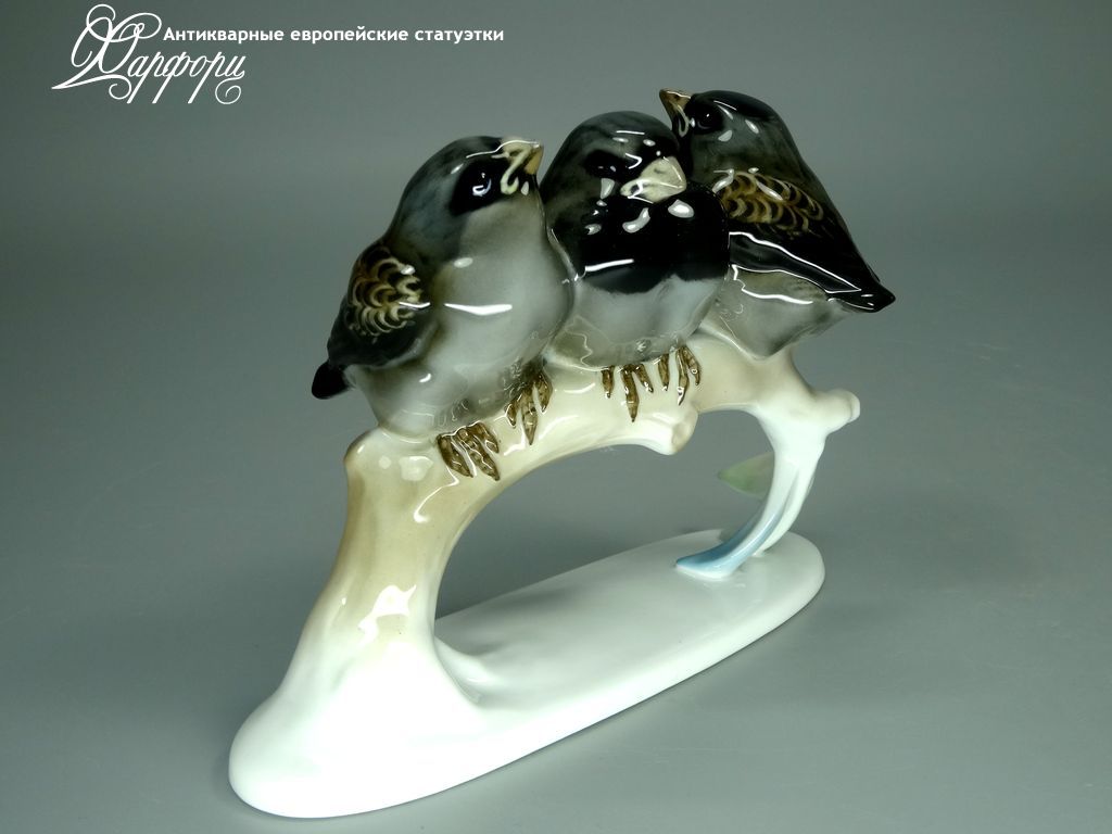 Купить фарфоровые статуэтки Rosenthal, Воробьи, Германия