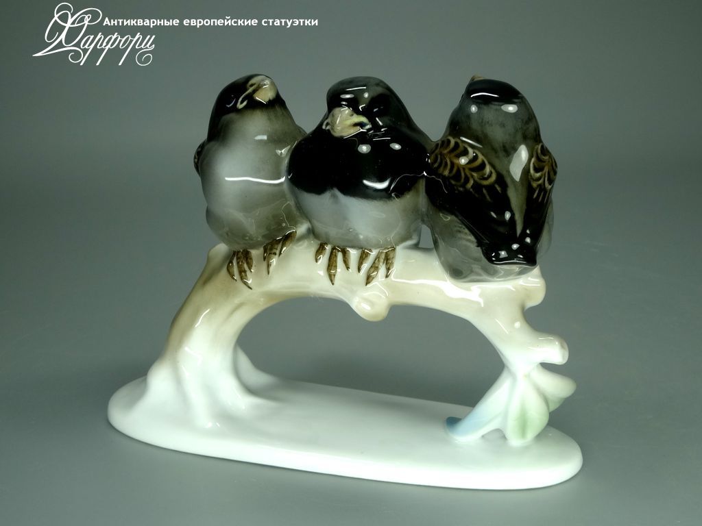 Купить фарфоровые статуэтки Rosenthal, Воробьи, Германия