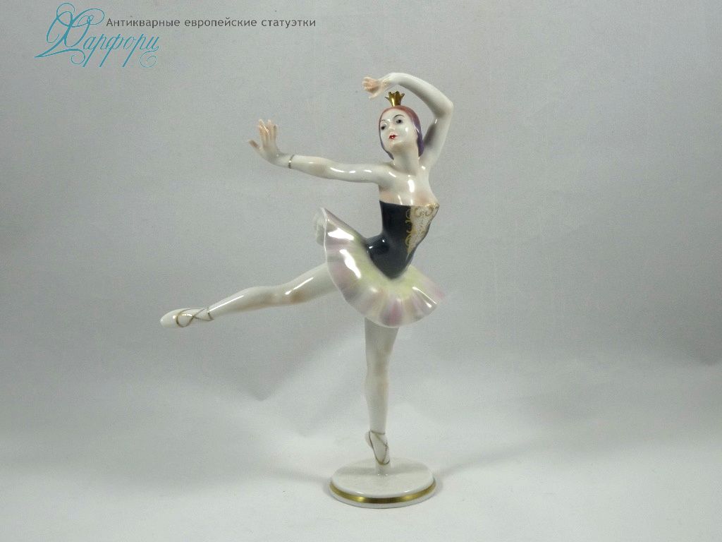 Антикварная фарфоровая статуэтка "Балерина" Hutschenreuther