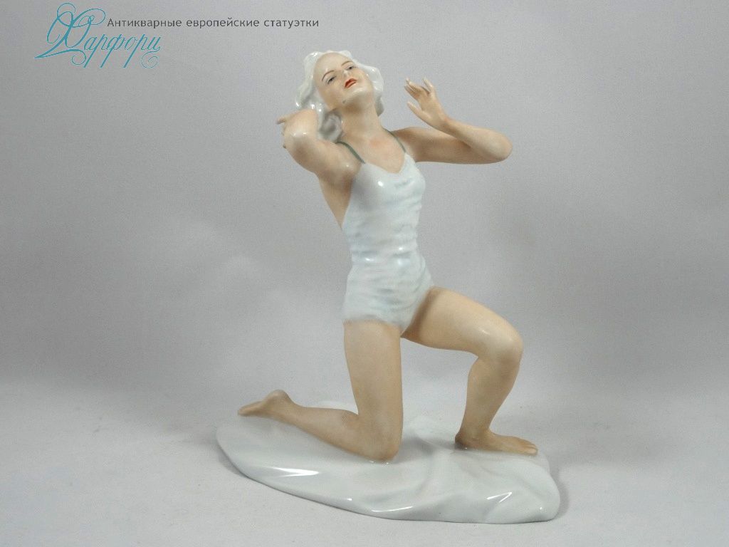 Фарфоровая статуэтка "Балерина" Unterweissbach
