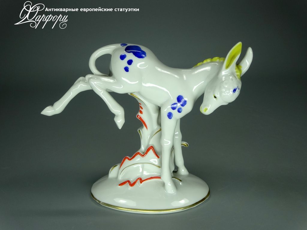 Купить фарфоровую статуэтку Katzhutte Ослик