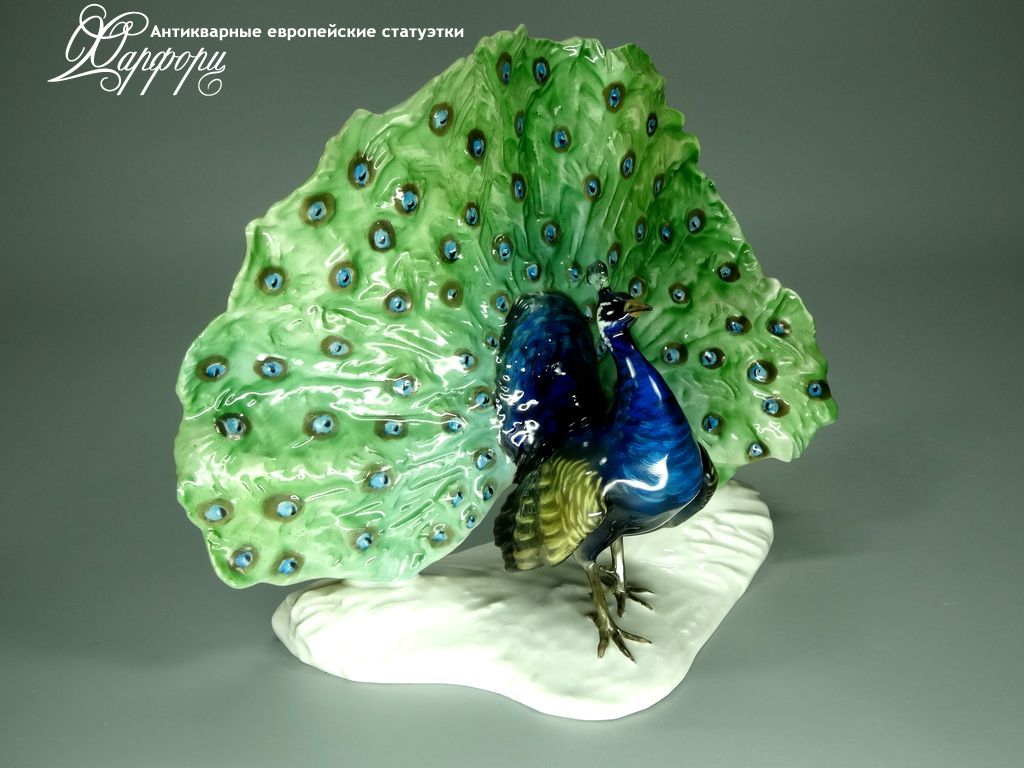 Купить фарфоровые статуэтки Rosenthal, Павлин, Германия