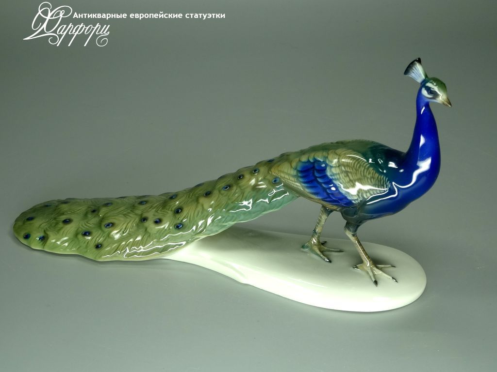 Купить фарфоровые статуэтки Rosenthal, Павлин, Германия
