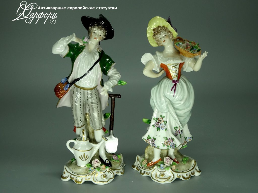 Купить фарфоровую статуэтку Sitzendorf Садовники