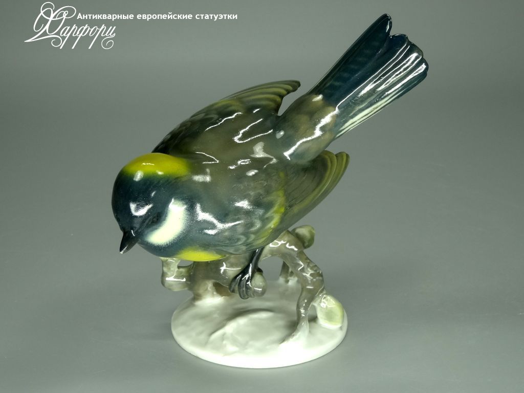 Купить фарфоровые статуэтки Rosenthal, Синица, Германия