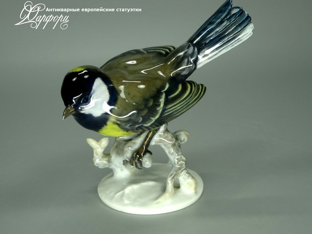 Купить фарфоровые статуэтки Rosenthal, Синица, Германия