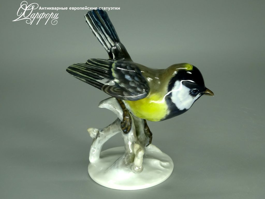 Купить фарфоровые статуэтки Rosenthal, Синица, Германия