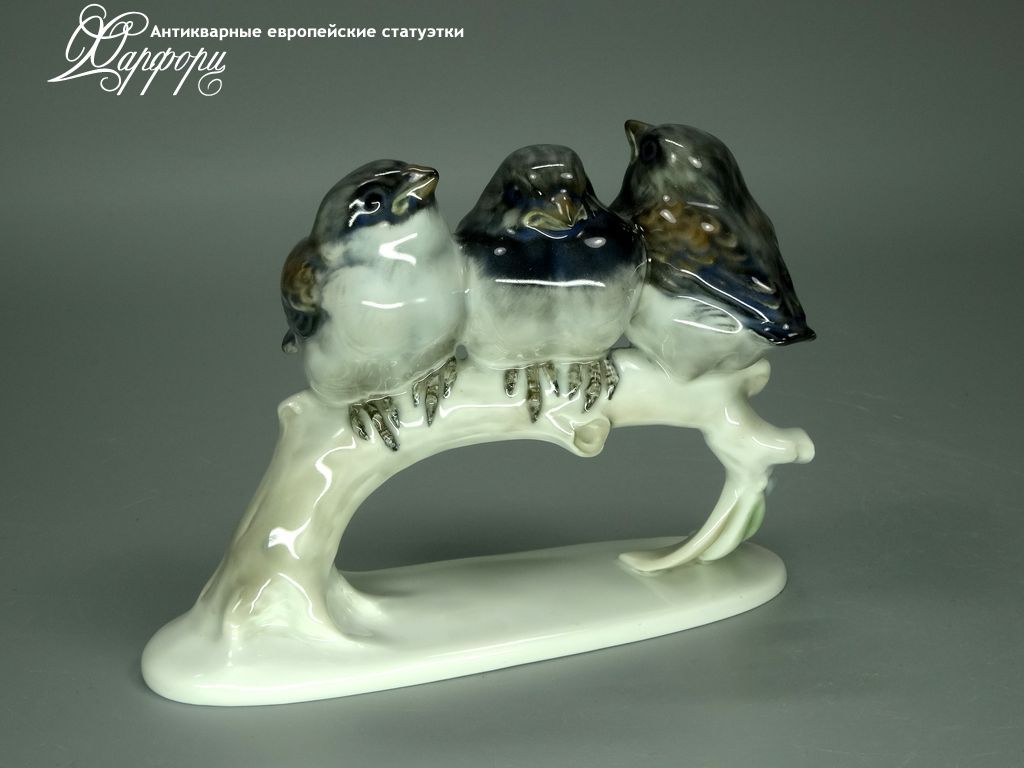 Купить фарфоровые статуэтки Rosenthal, Воробьи, Германия