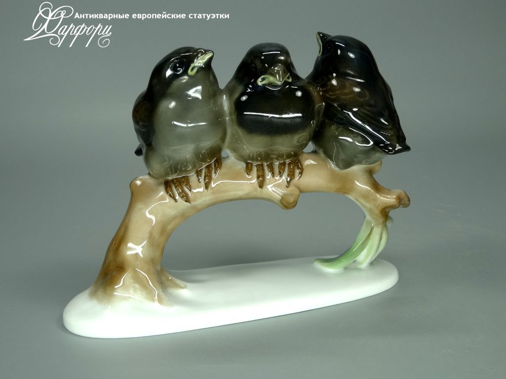 Купить фарфоровые статуэтки Rosenthal, Воробьи, Германия