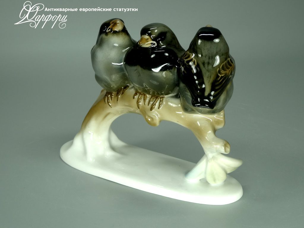 Купить фарфоровые статуэтки Rosenthal, Воробьи, Германия