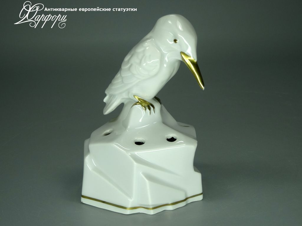 Купить фарфоровую статуэтку Gunthersfeld Зимородок