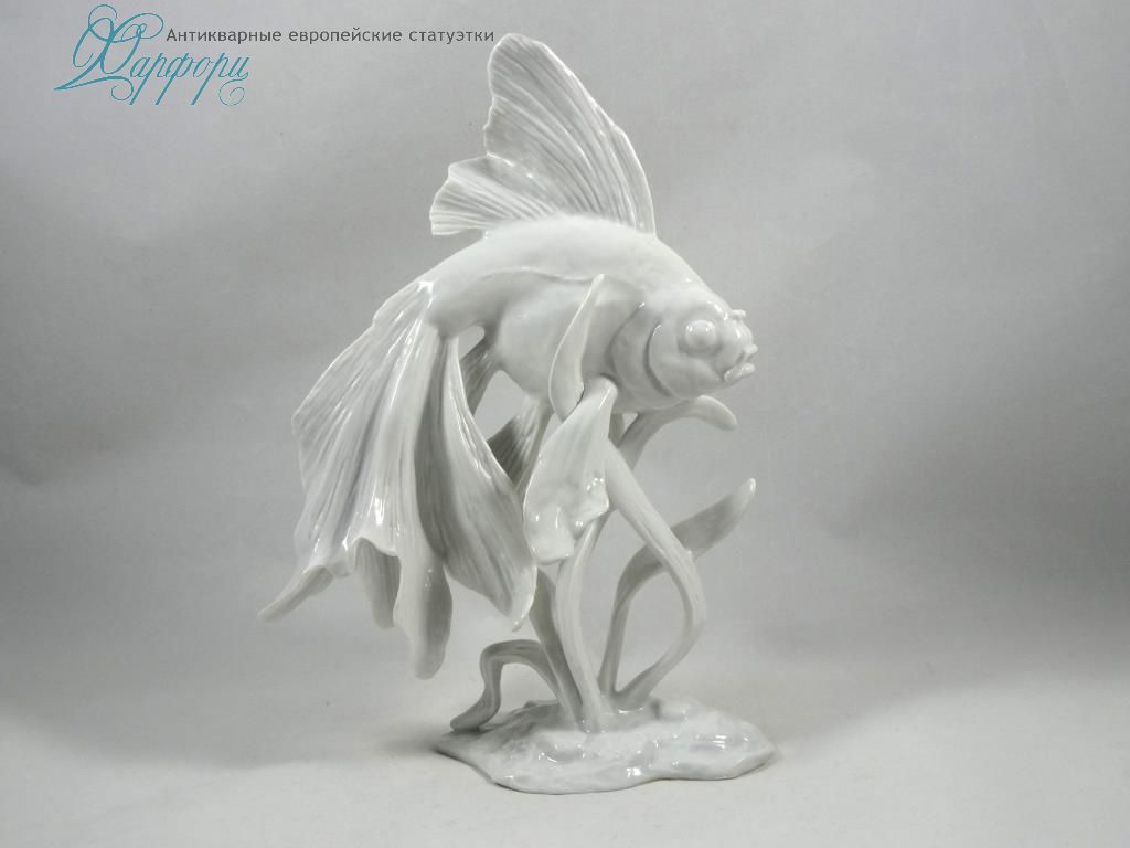 Фарфоровая статуэтка "Золотая рыбка" Rosenthal