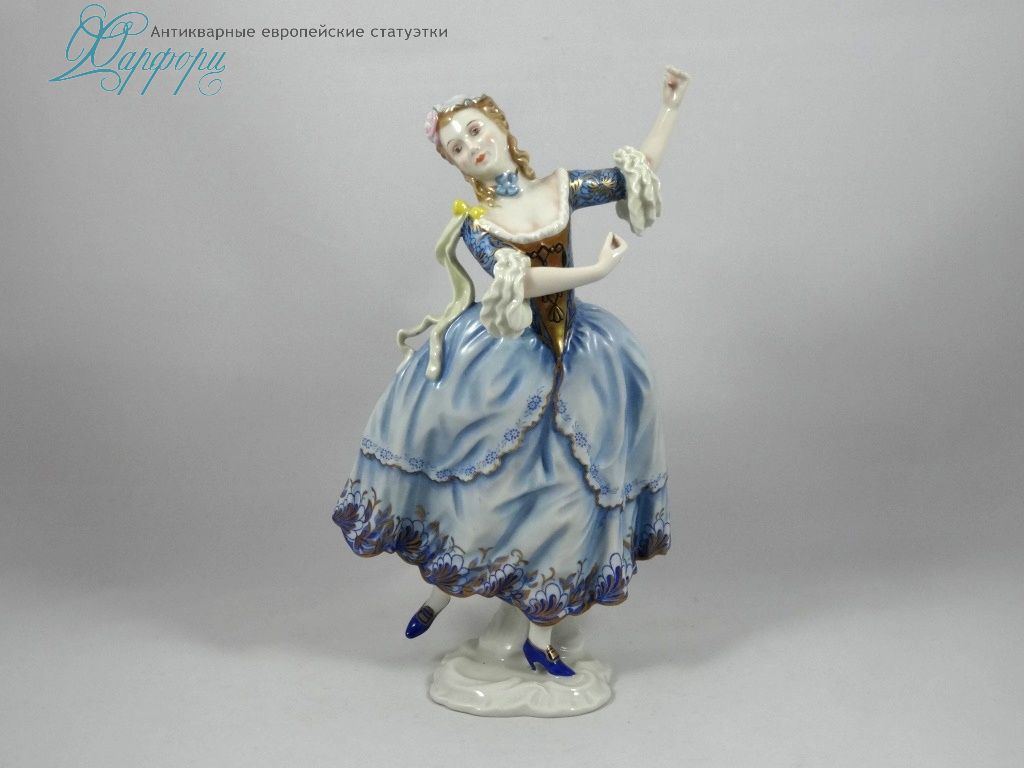Фарфоровая статуэтка "Девушка танцовщица" Rosenthal