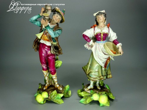 Купить фарфоровые статуэтки Sitzendorf, Сицилийцы, Германия