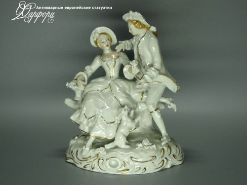 Купить фарфоровые статуэтки Sitzendorf, Знакомство, Германия