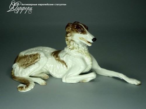 Купить фарфоровую статуэтку Nymphenburg Борзая