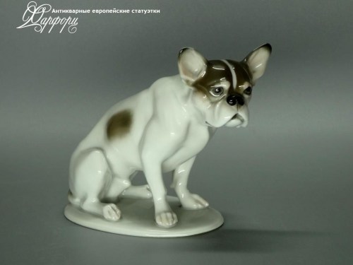 Купить фарфоровые статуэтки Rosenthal, Бульдог, Германия