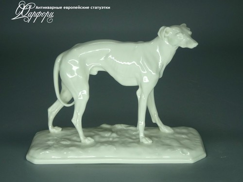 Купить фарфоровую статуэтку Nymphenburg Грейхаунд