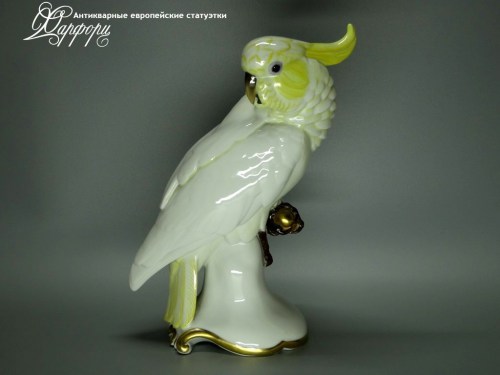 Купить фарфоровые статуэтки Rosenthal, Какаду, Германия