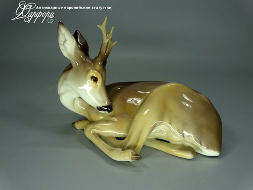 Купить фарфоровые статуэтки Nymphenburg, Косуля, Германия