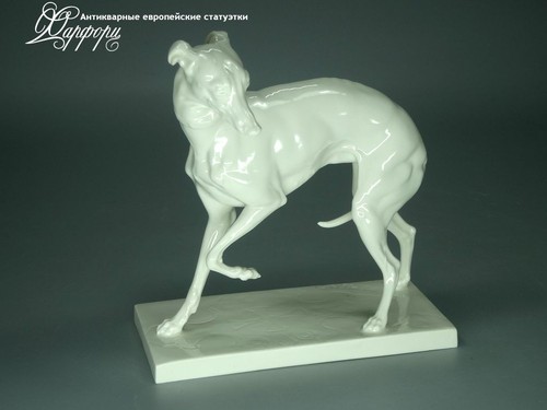 Купить фарфоровую статуэтку Nymphenburg Левретка