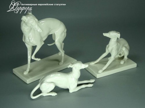 Купить фарфоровую статуэтку Nymphenburg Левретки