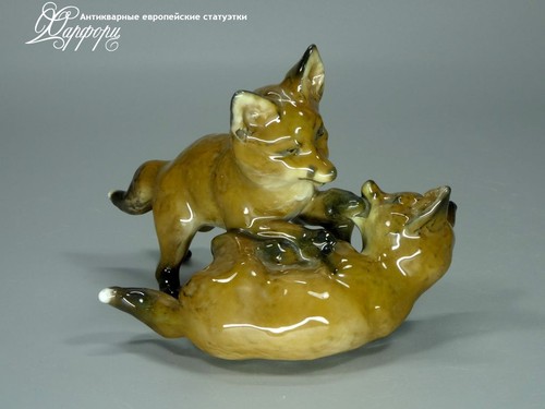 Фарфоровая статуэтка Rosenthal Лисята