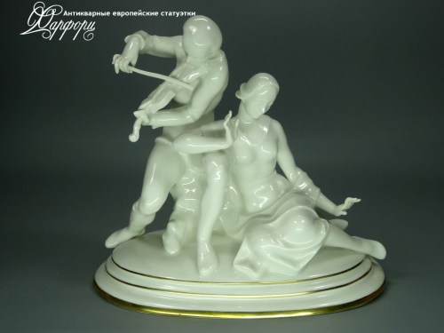 Купить фарфоровые статуэтки Hutschenreuther, Музыка, Германия